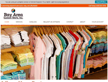Tablet Screenshot of bayareacustomshirts.com
